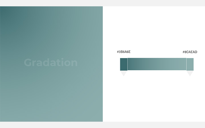 グラデーションパターン黒（RGB：#121212）