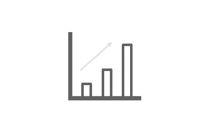 グラフ（棒）アイコン 2