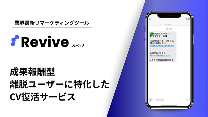業界最新リマーケティングツール「Revive」