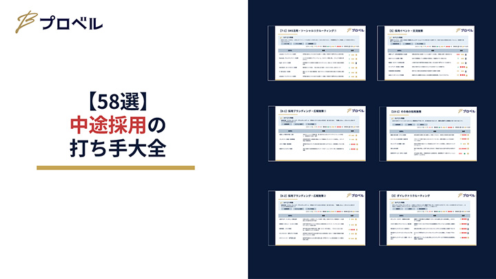 【58選】中途採用の打ち手大全