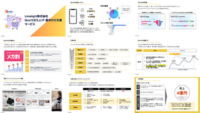 Limelight株式会社の資料目次イメージ