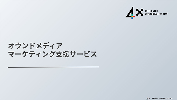 オウンドメディアマーケティング⽀援サービス