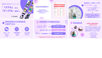 株式会社FUKKOの資料目次イメージ